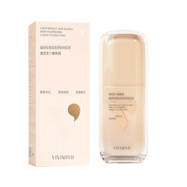 VIVIMIYU , АНТИВОЗРАСТНАЯ ЛИНЕЙКА Тональный крем для лица Lightweight And Glossy Skin Nourishing Liquid Foundation, 30 гр